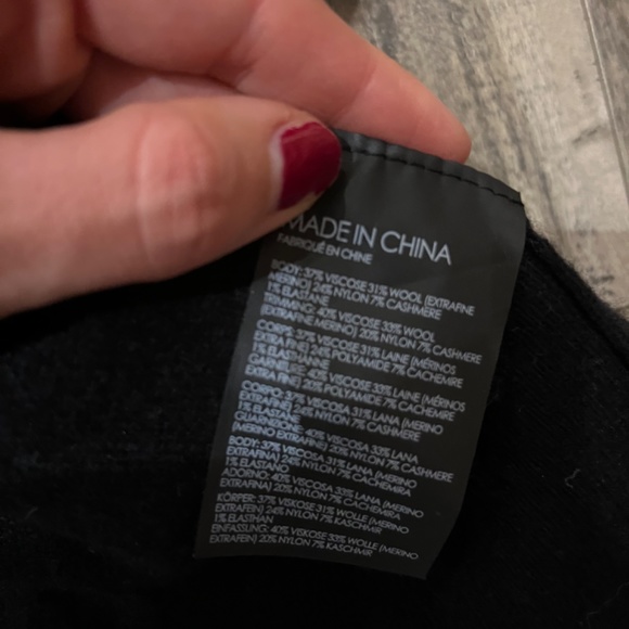 Club Monaco long cashmere blend cardigan - Picture 2 of 3